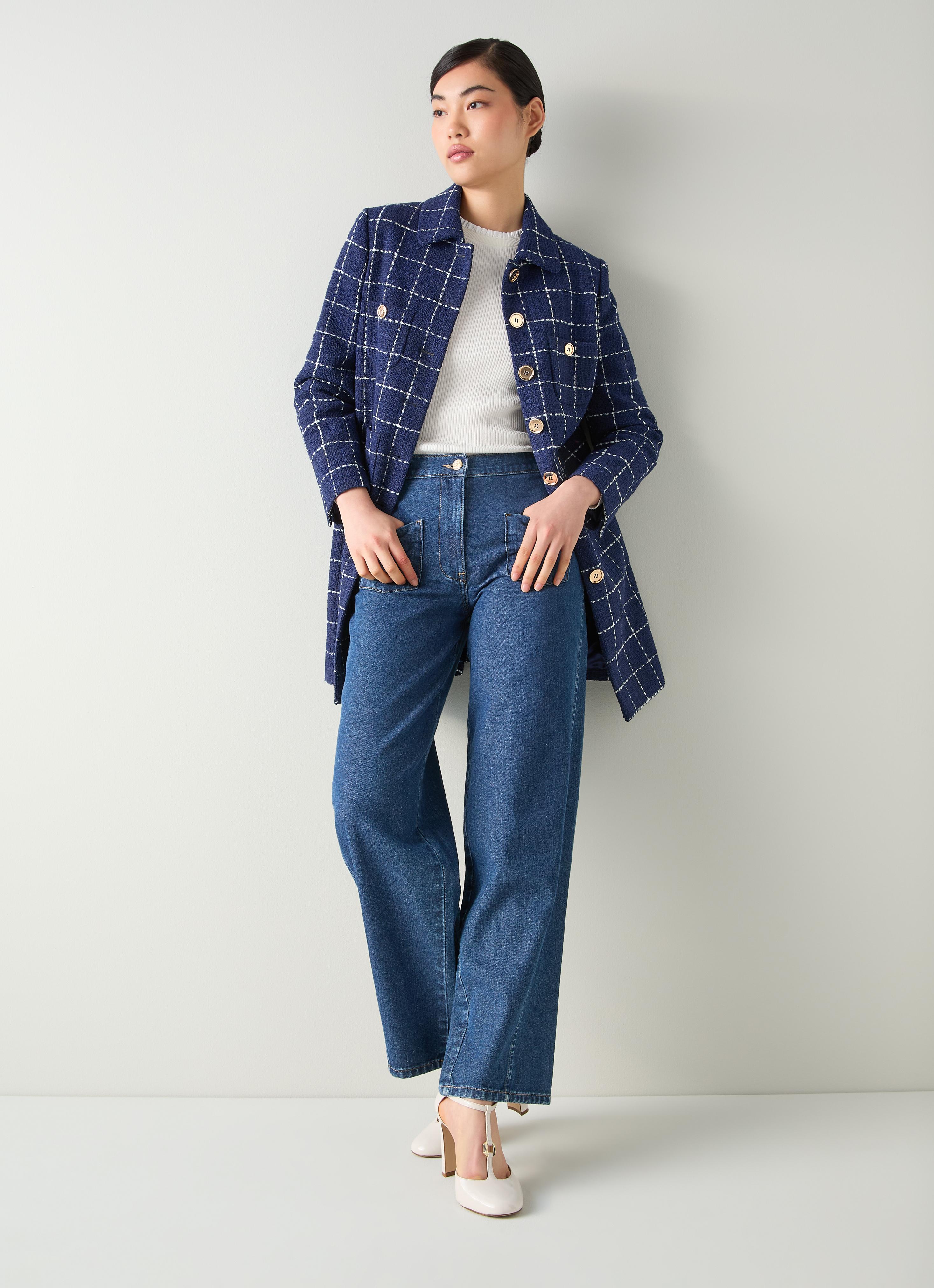 Vita Blue & Navy Tweed Light